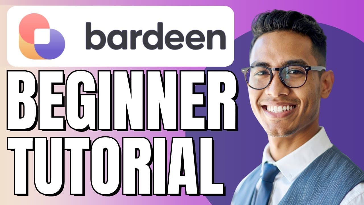 Bardeen Demo | AI Workflow Automation Tutorial for Newbies video thumbnail