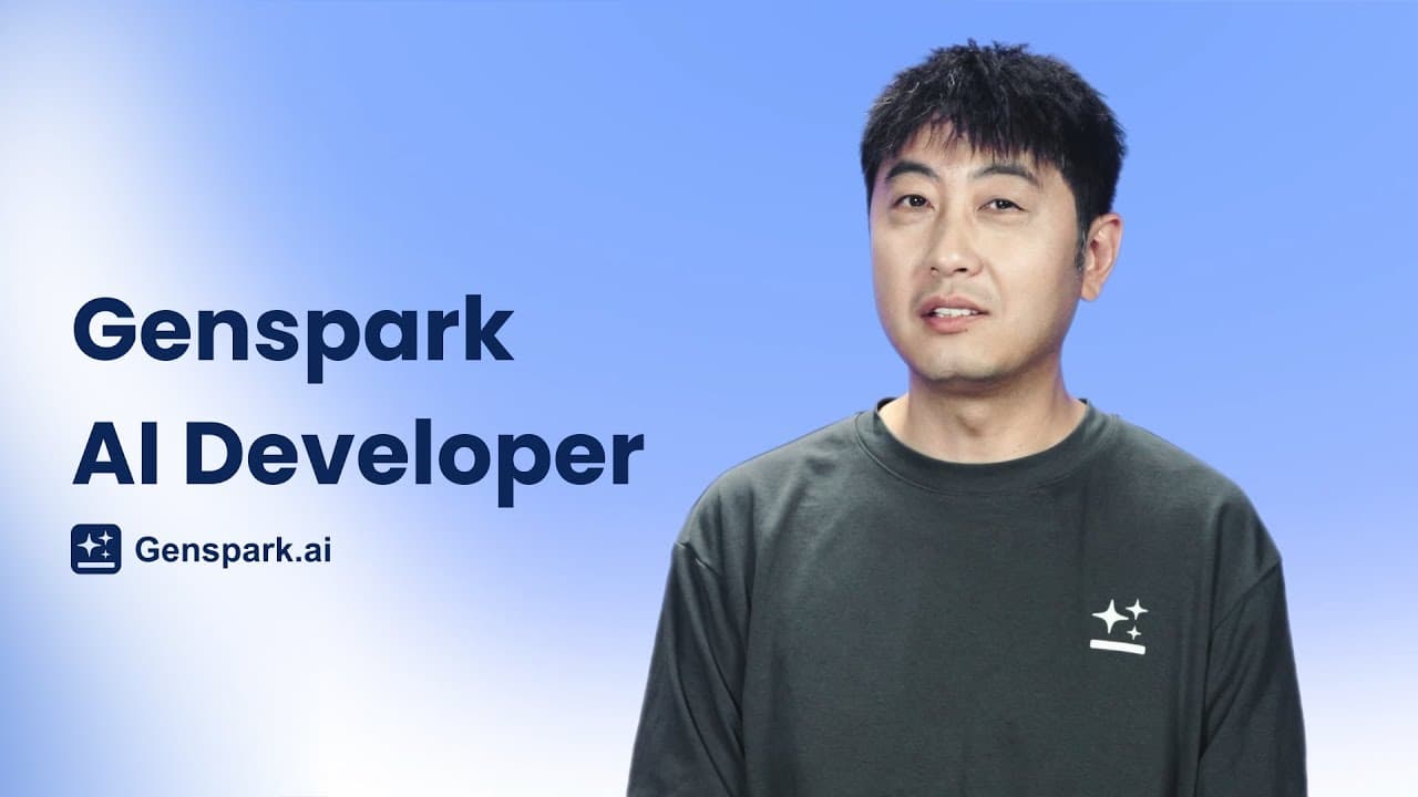 🚀 Introducing Genspark AI Developer - Everyone can build now! video thumbnail