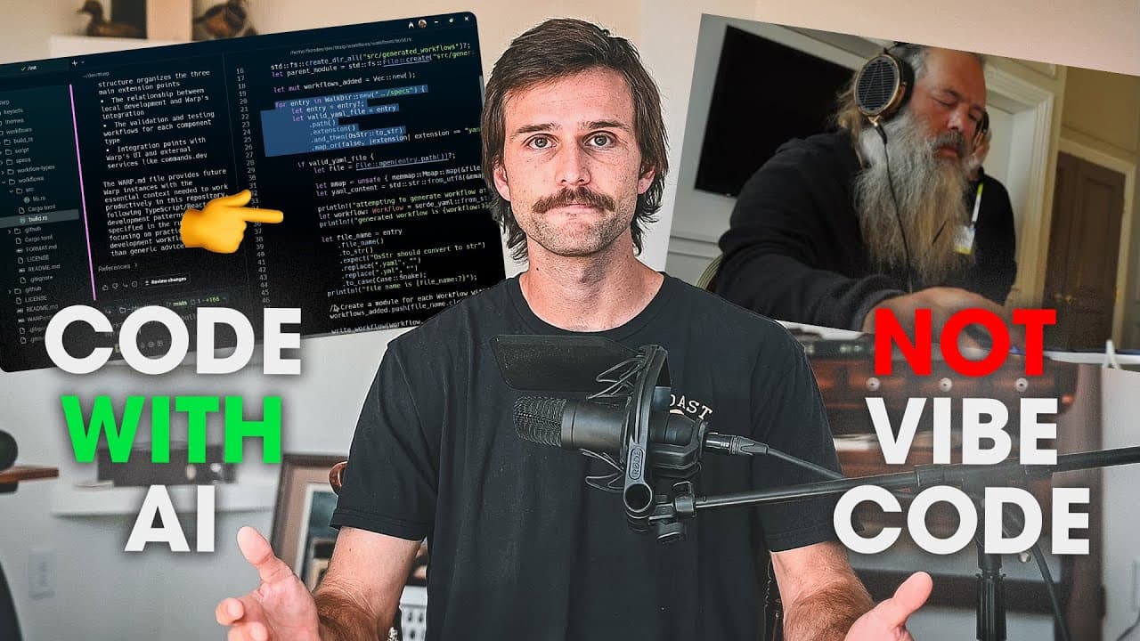 Everything You Need to Know About Coding with AI // NOT vibe coding video thumbnail