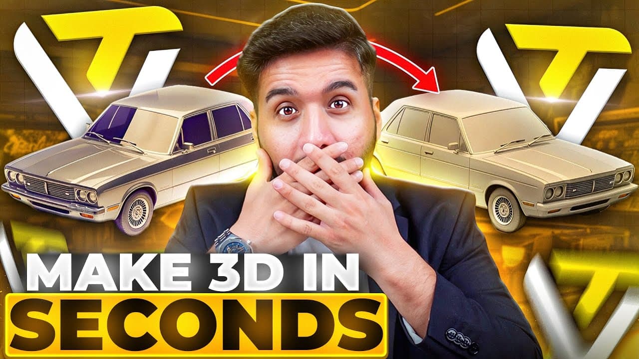 Tripo3D AI Review: Turn 2D Images into 3D Models in Seconds 🚀 video thumbnail