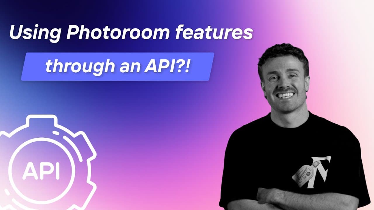 What is an image editing API? | How to work with Photoroom features through our robust API video thumbnail