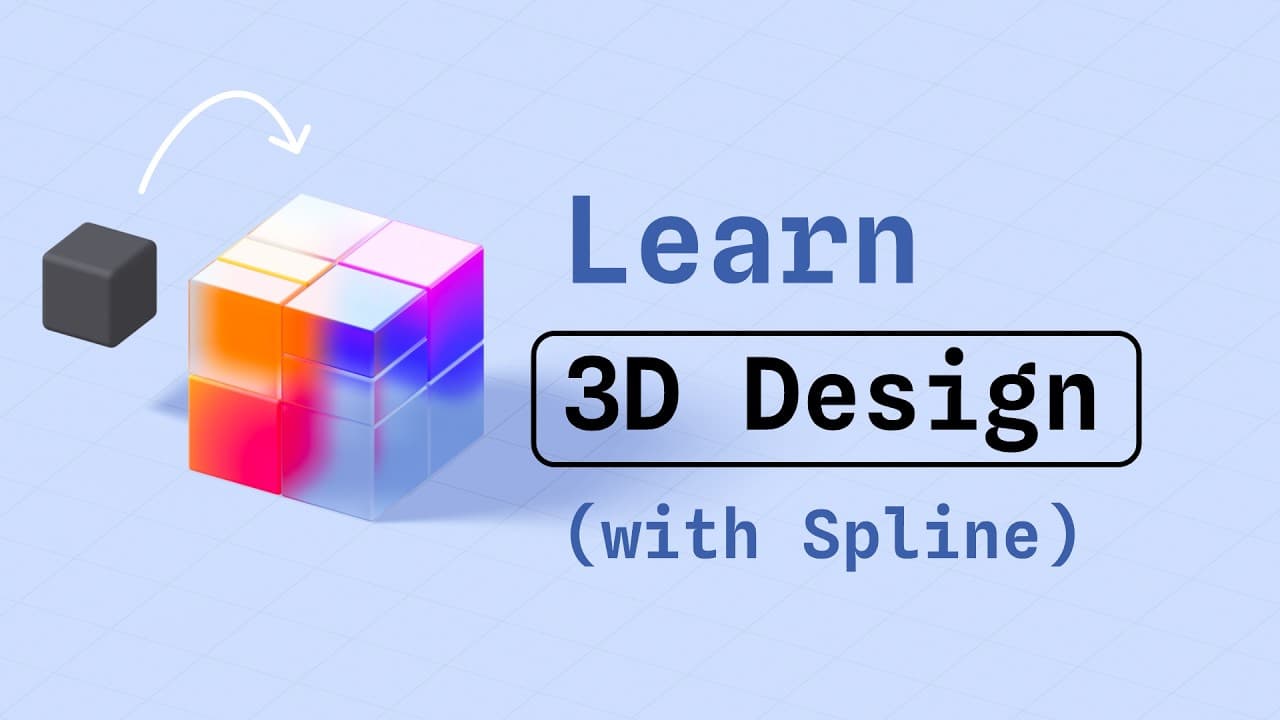 How to Learn 3D Design with Spline: A Practical Roadmap for Beginners to Pros video thumbnail