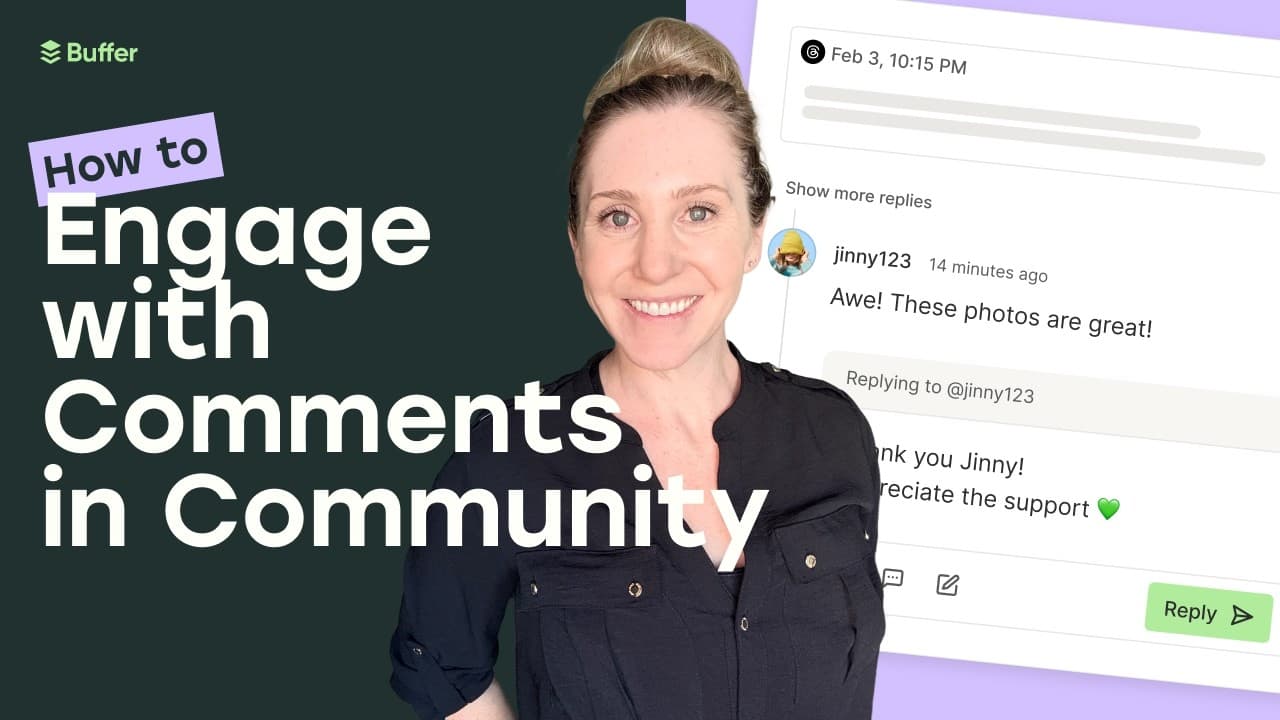 How To Manage ALL Your Comments in Buffer ✨ Community Tab Guide video thumbnail
