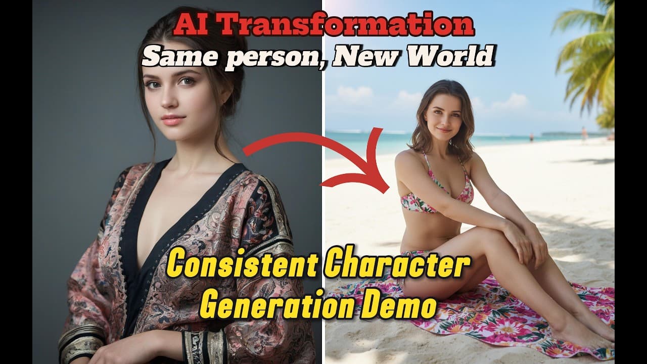 How to Create Consistent AI Characters | ComfyUI + Nano Banana (Gemini 2.5 Flash Image Preview) video thumbnail
