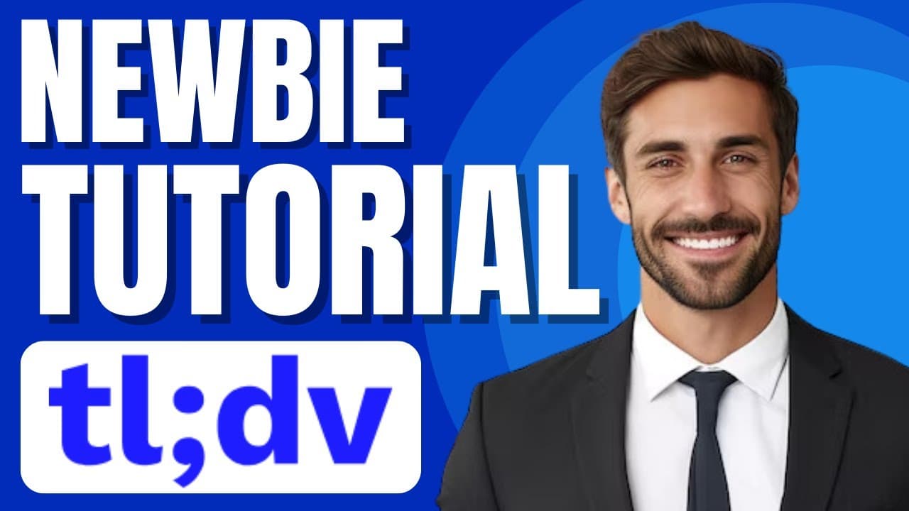 How to Use tl;dv for Newbies | AI Notetaker for Zoom, Teams &amp; Google Meet (full tutorial) video thumbnail