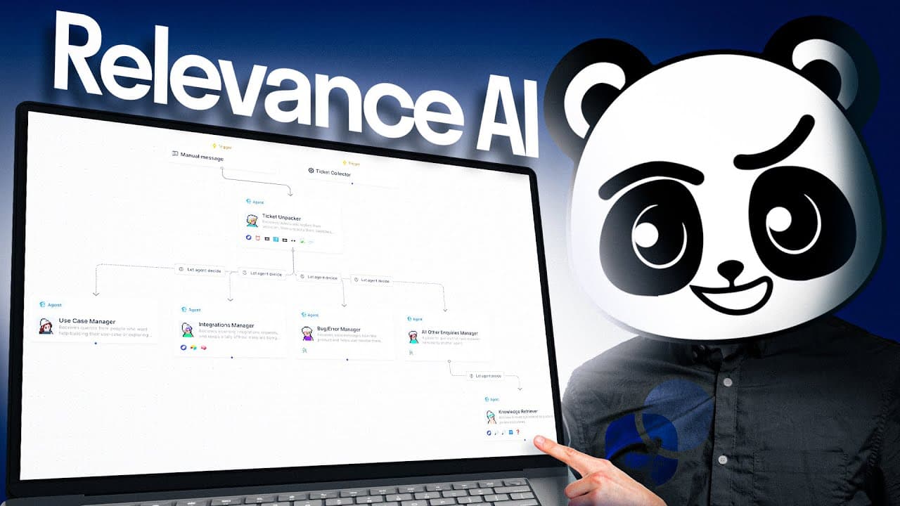 Relevance AI Tutorial: Build No-Code AI Agents In Minutes! (Beginner's Guide) video thumbnail