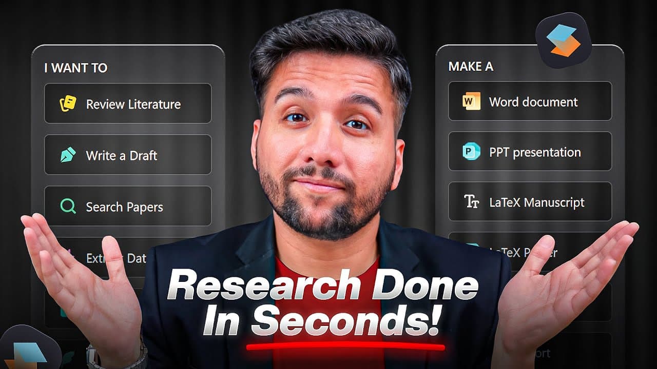 SciSpace Explained | Master Research, Papers &amp; Literature Reviews with AI ⚡📚 video thumbnail