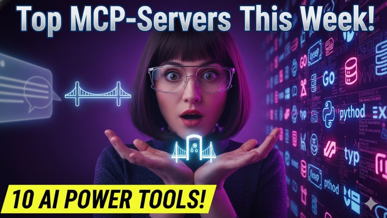 10 Advanced MCP Server Tools: AI Automation for Databases, Trading, &amp; IaC (Go, Python, TypeScript) video thumbnail
