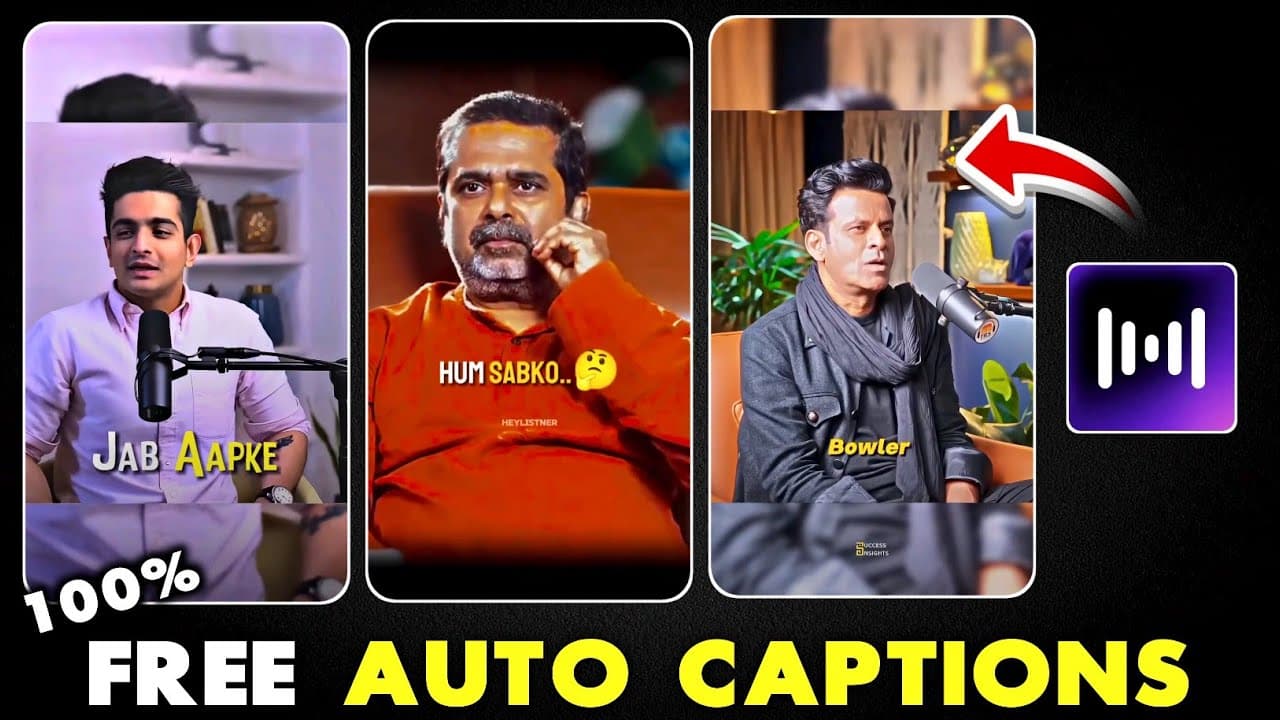 Automatic Captions Generator For Free | Zeemo Auto Captions Ai | How To Add Captions In Video video thumbnail