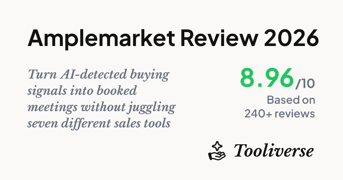 Amplemarket Review 2026 - AI Sales Platform