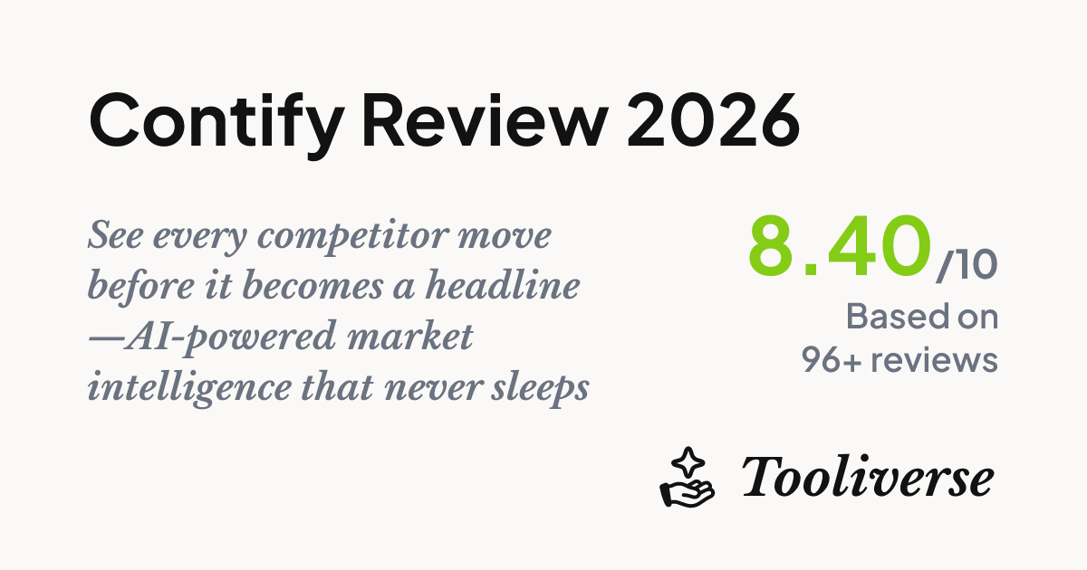 Contify Review 2026 - Enterprise Intelligence