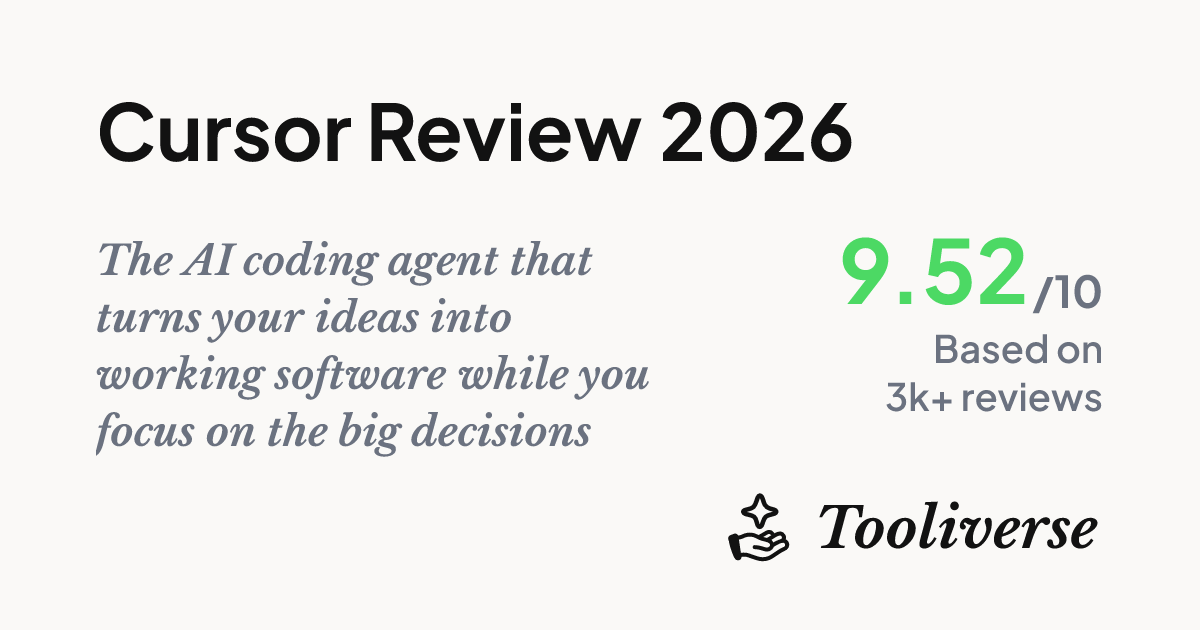 Cursor Review 2026 - AI Coding Platform