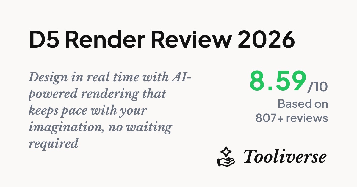 D5 Render Review 2026 - AI Rendering Platform