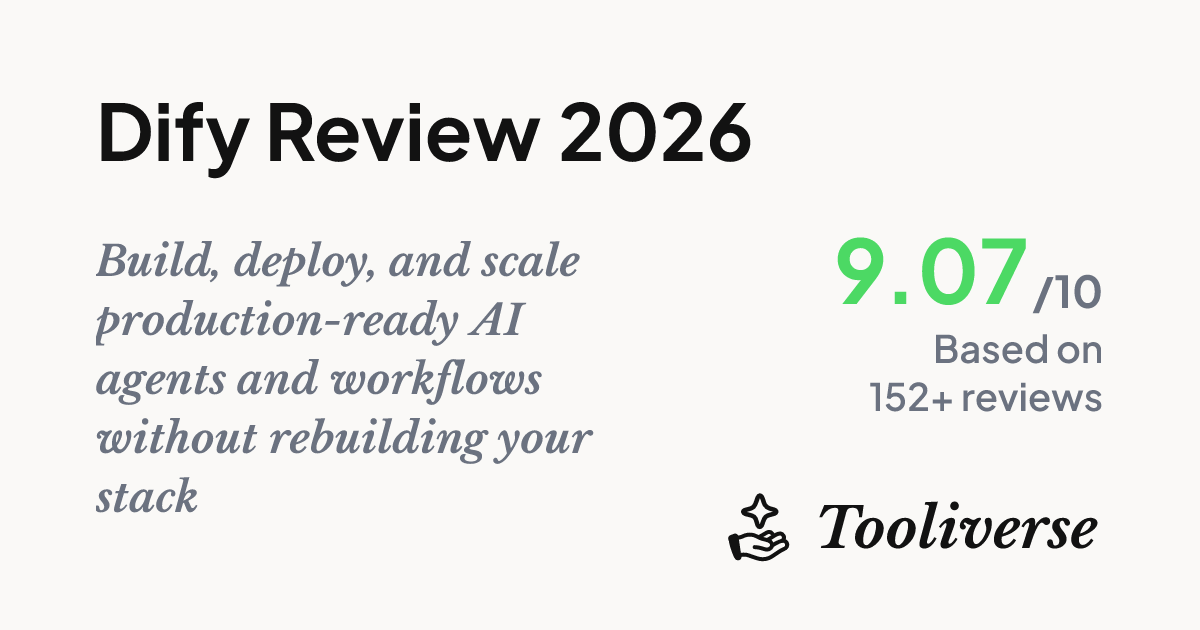 Dify Review 2026 - Visual AI Workflow Builder
