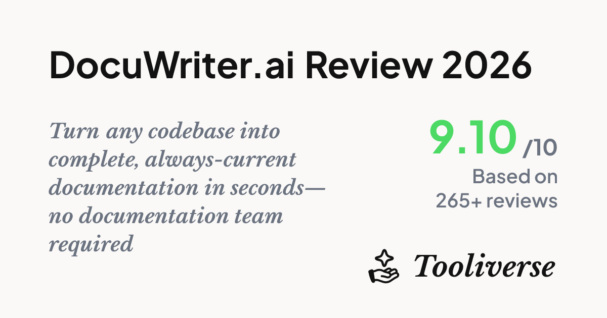 DocuWriter.ai Review 2026 - AI Code Docs