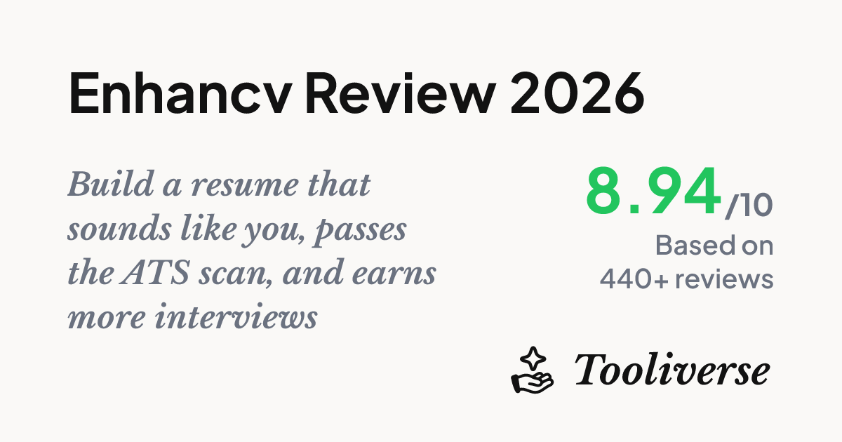 Enhancv Review 2026 - AI Resume Builder