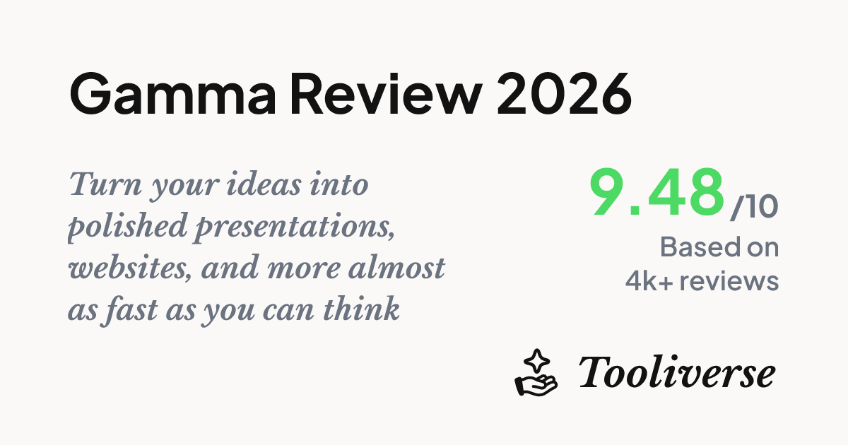 Gamma Review 2026 - AI Design Platform