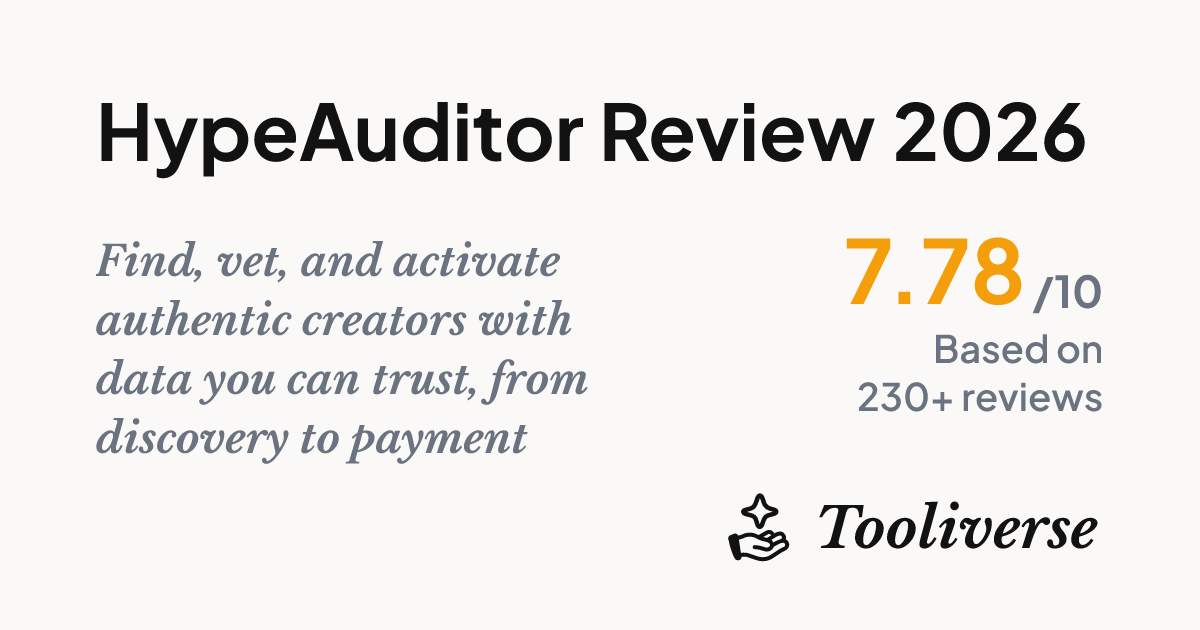 HypeAuditor Review 2026 - Influencer Vetting