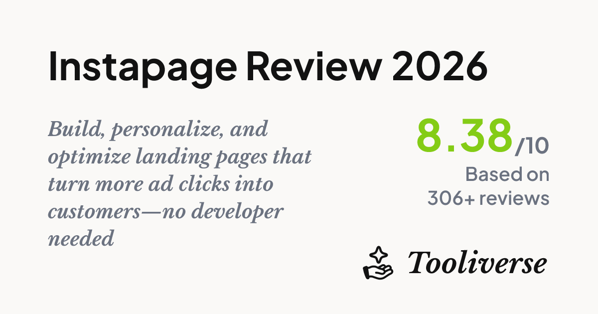 Instapage Review 2026 - Landing Page Builder