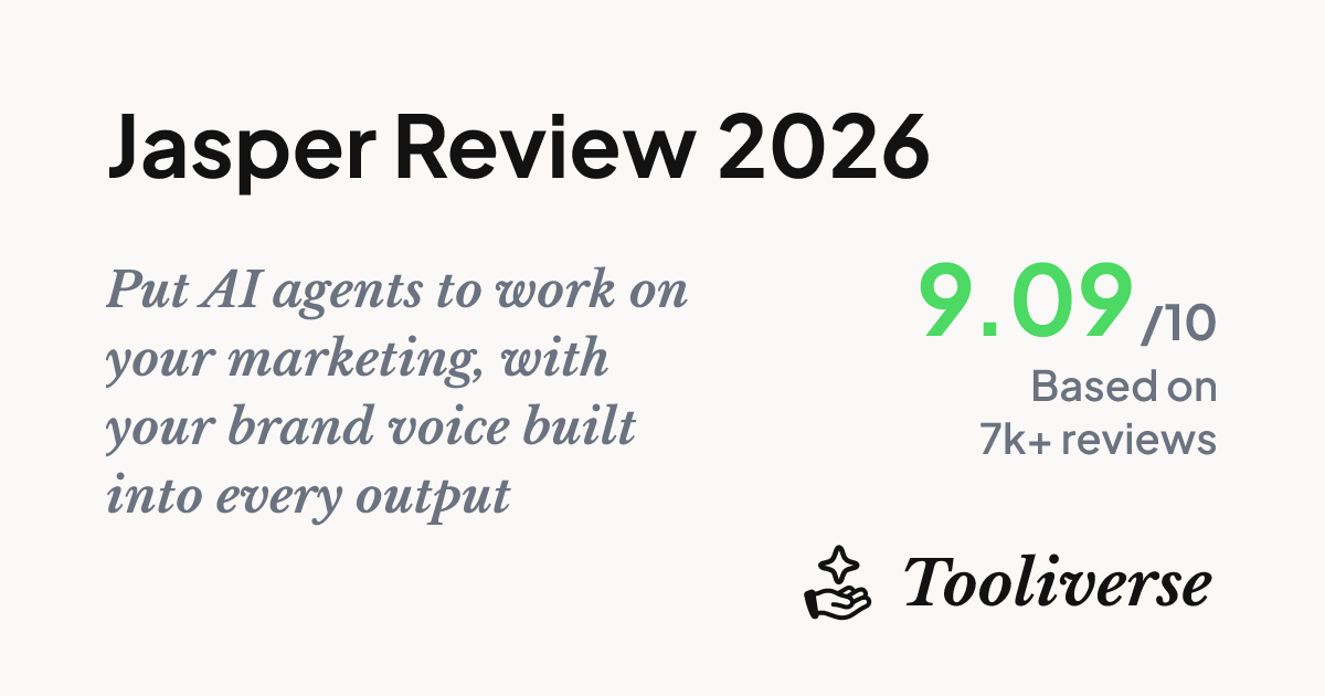 Jasper Review 2026 - AI Marketing Agents