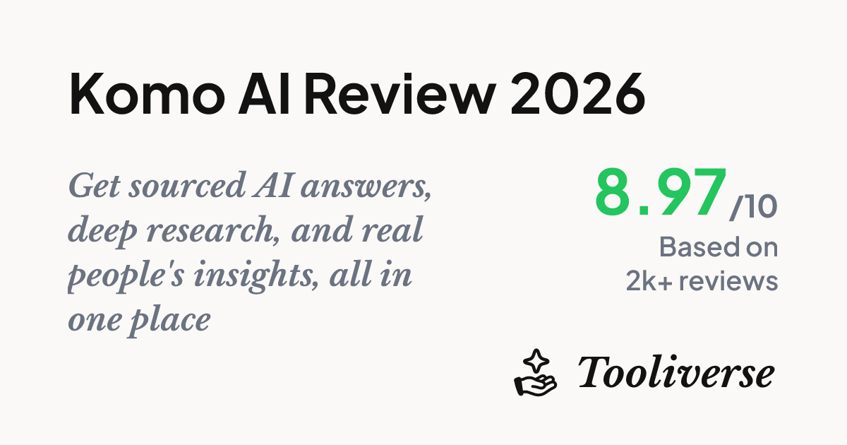 Komo AI Review 2026 - Workflow Automation
