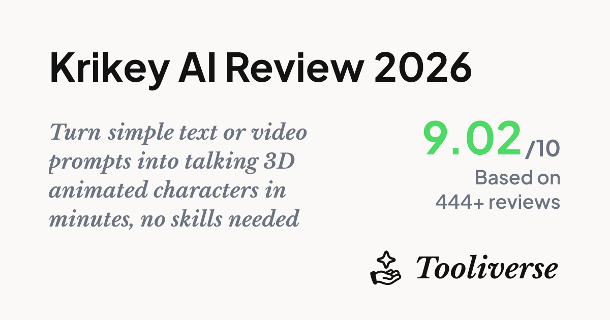 Krikey AI Review 2026 - 3D Animation Maker