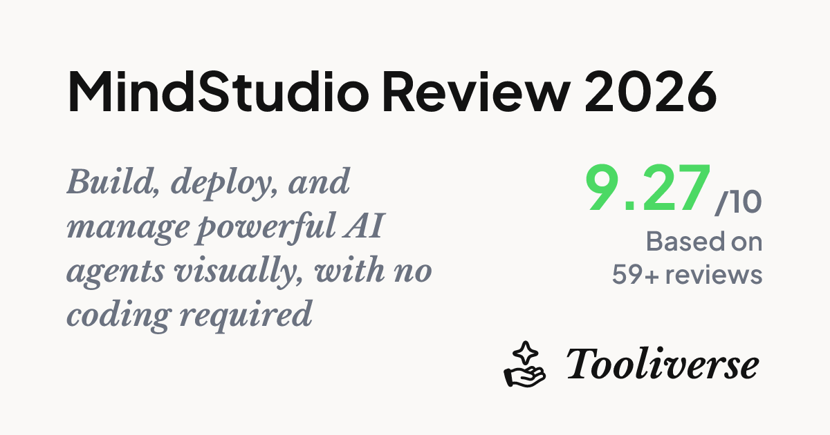 MindStudio Review 2026 - No-Code AI Agents