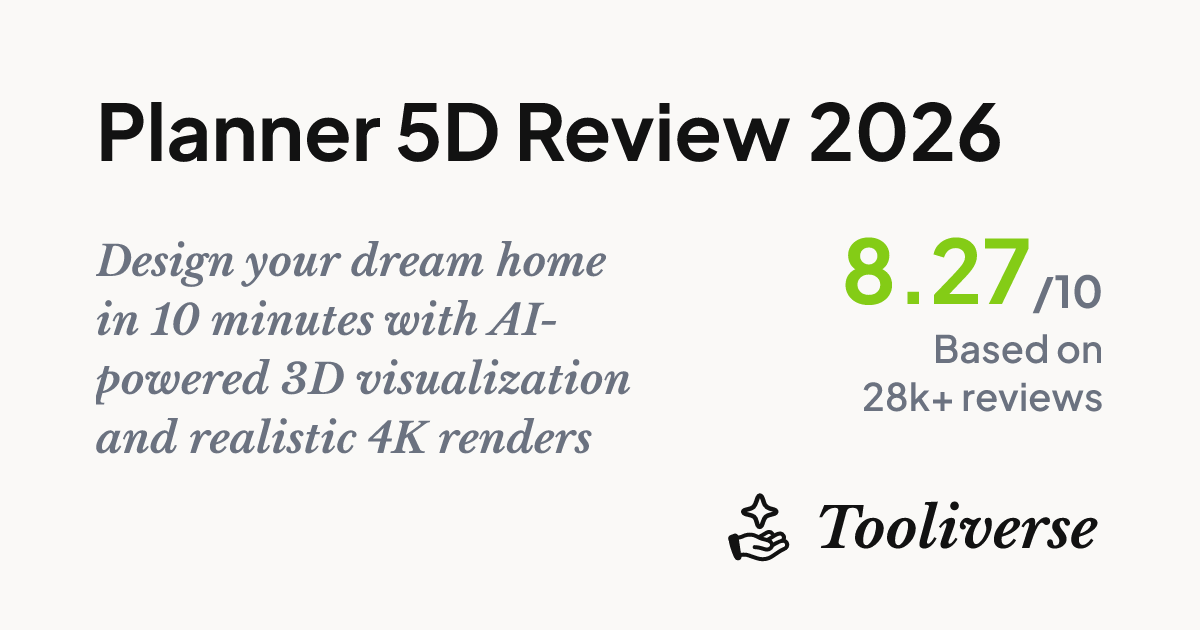 Planner 5D Review 2026 - AI Floor Plan Tool