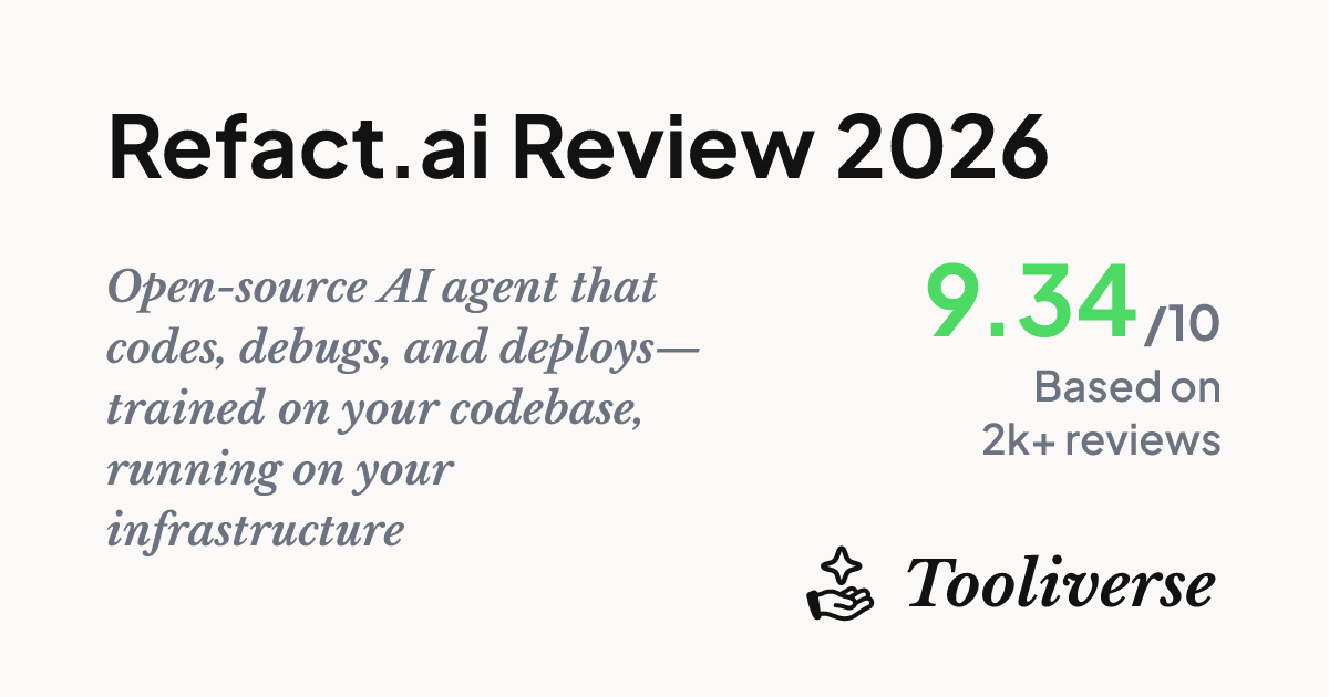 Refact.ai Review 2026 - Autonomous Code Agent