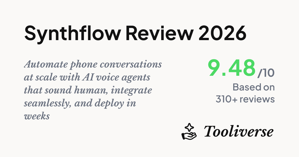 Synthflow Review 2026 - Voice AI Platform
