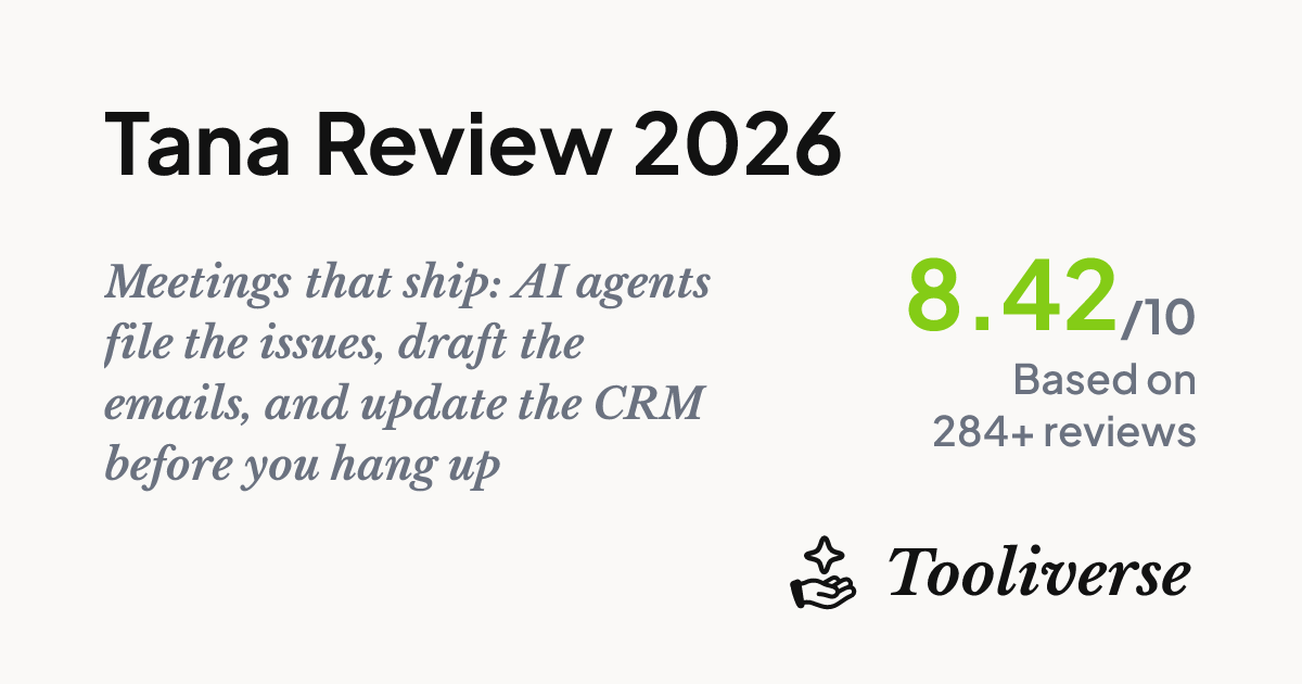Tana Review 2026 - Knowledge Graph Workspace