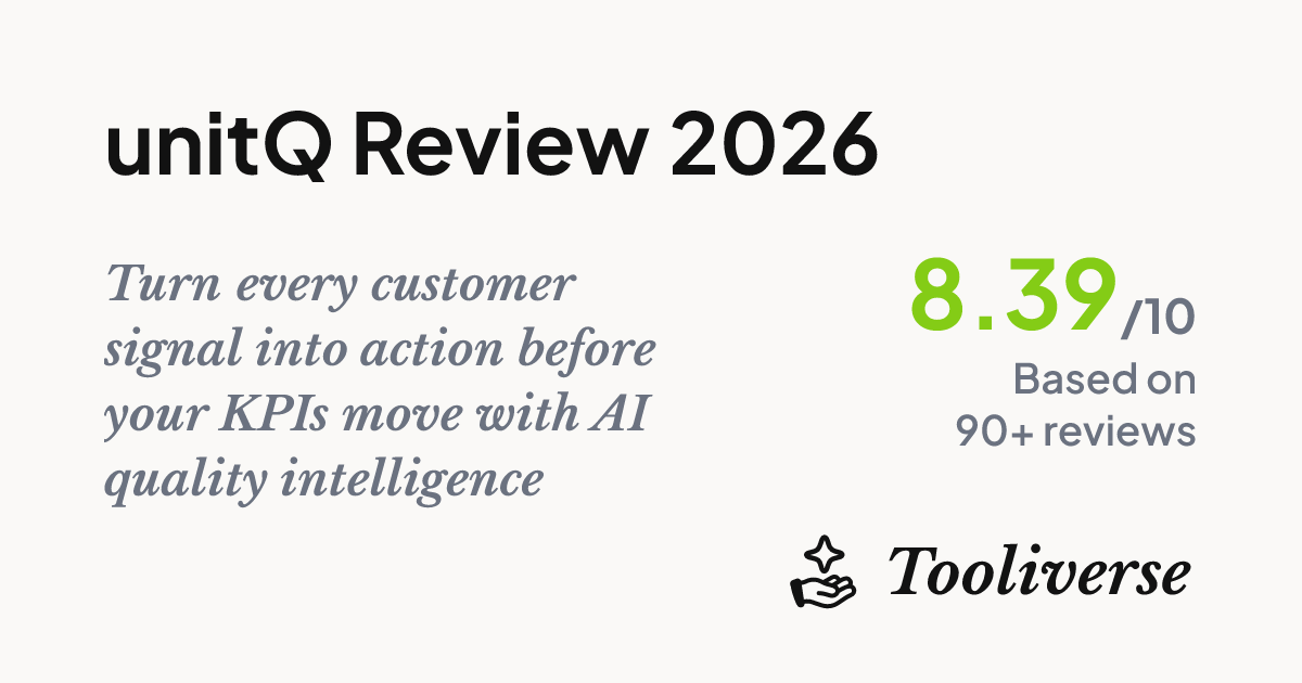 unitQ Review 2026 - Real-Time Insights