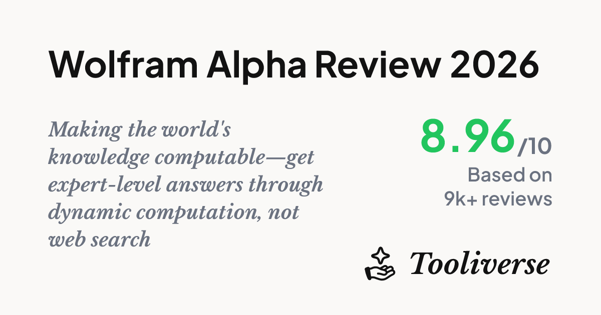 Wolfram Alpha Review 2026 - Computational Engine