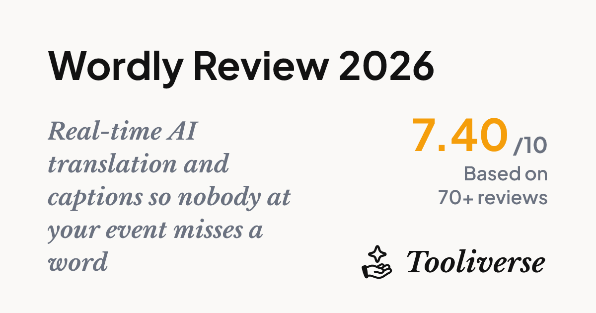 Wordly Review 2026 - AI Translation Platform